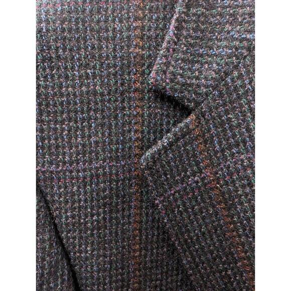 Barrister Blue Wool Tweed Blazer Sport Coat Heritage Classic Preppy - Picture 4 of 9